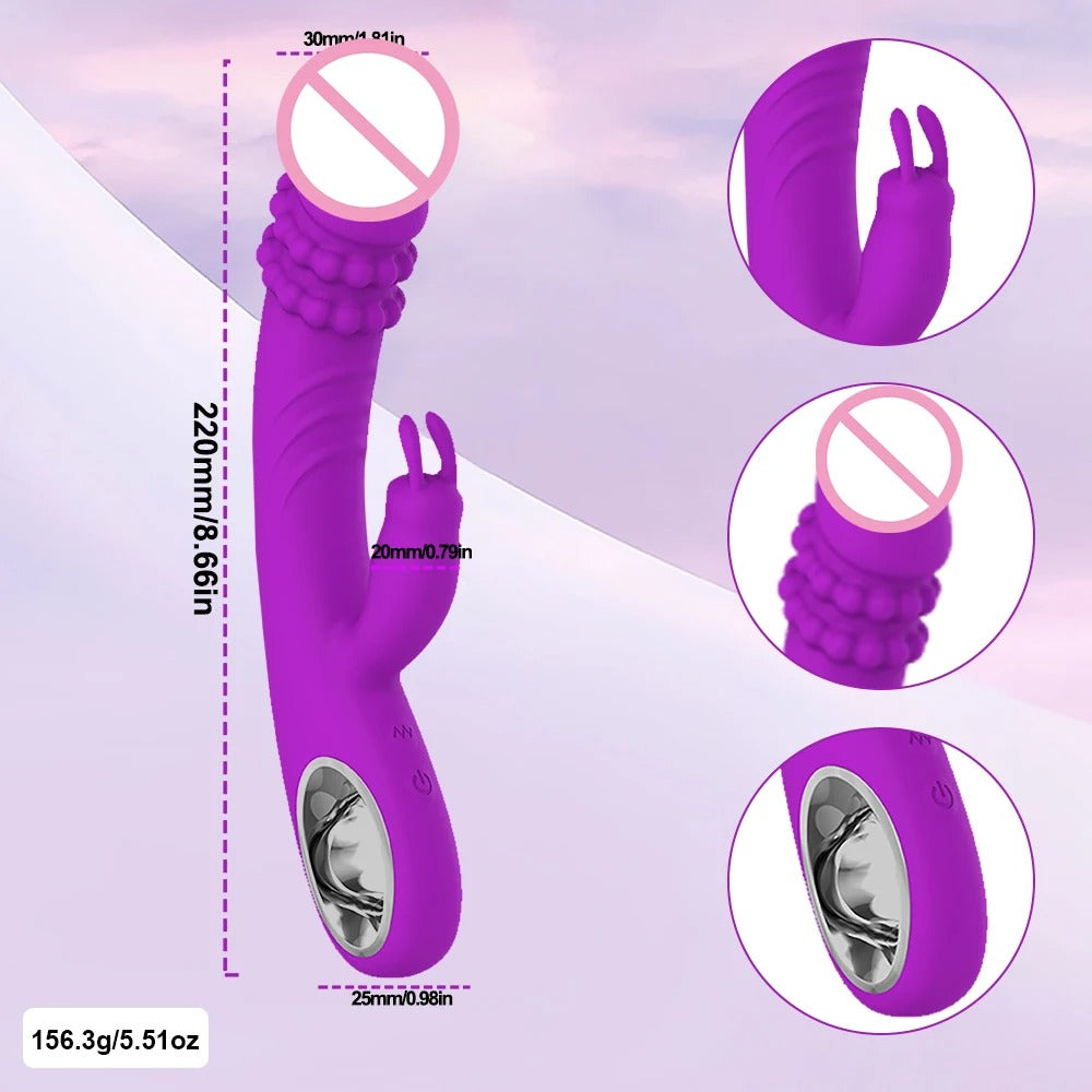 18696 1b-064 Potente vibrador de conejo 1 Pza