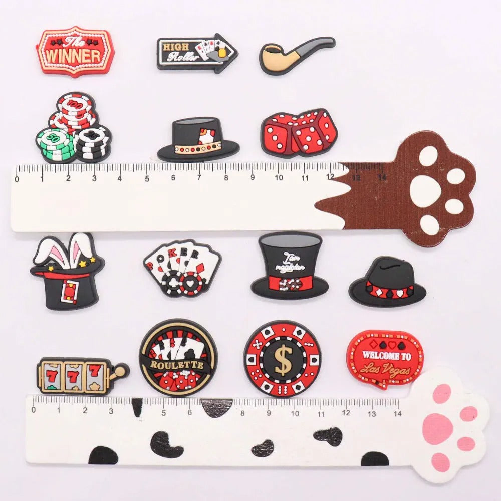 18463 1b-066 Pines de póquer 14 Pzas