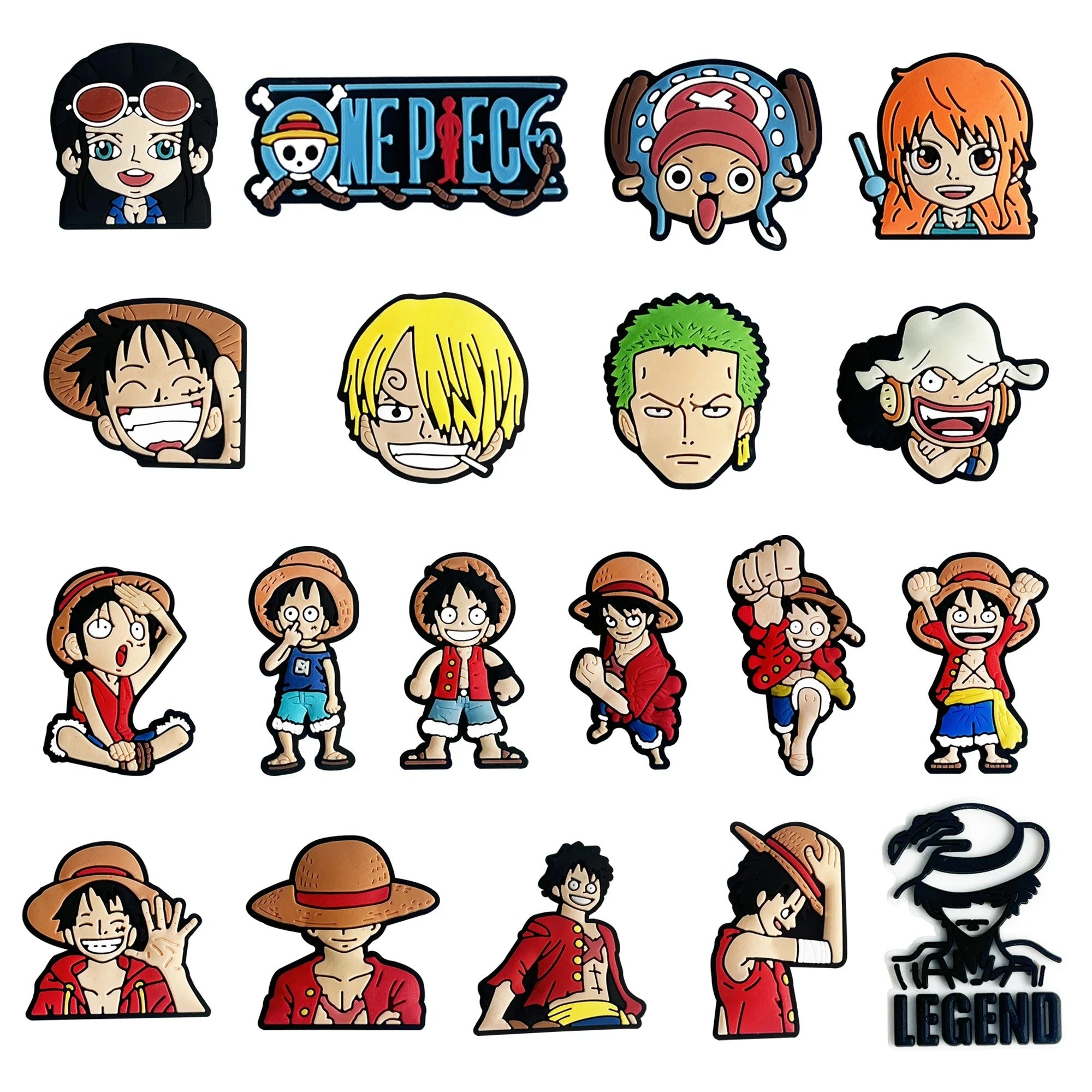 17648 1b-019 Pines Luffy one piece 19 Pzas