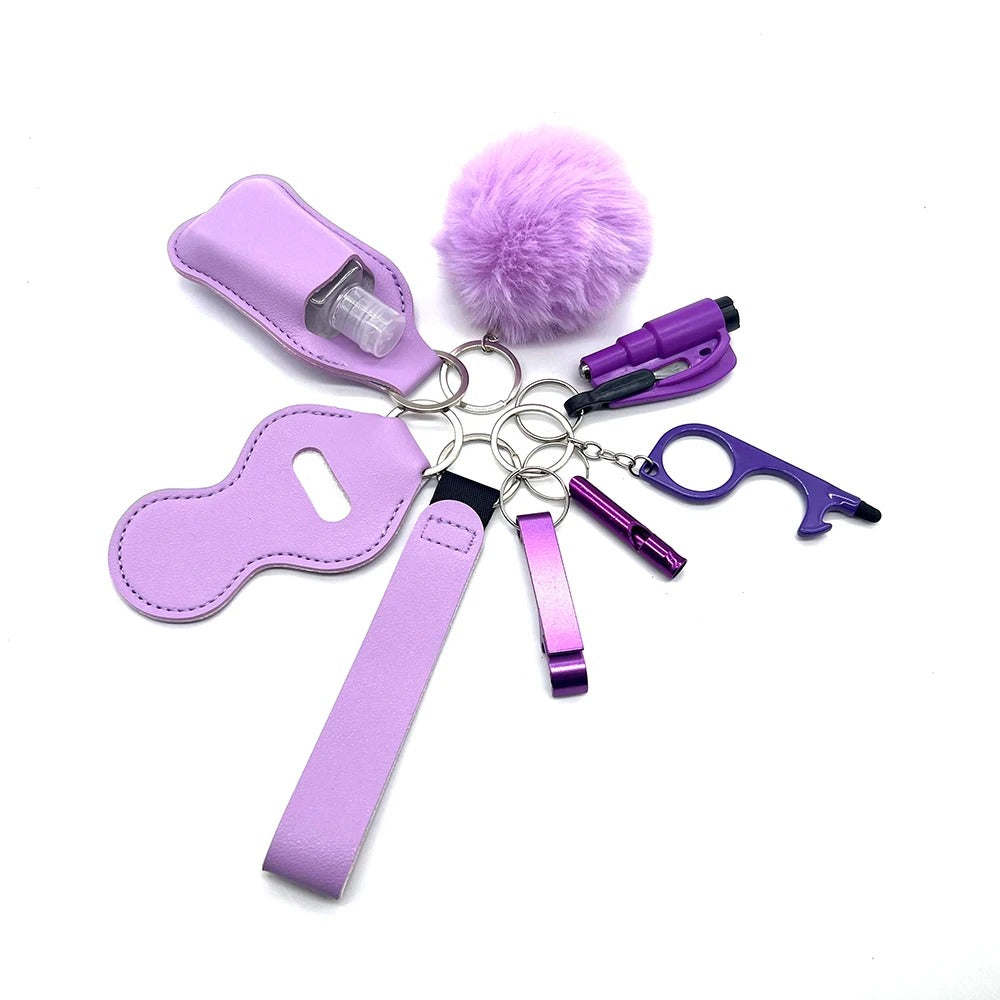 18708 1b-050 Juego de llaveros multifuncionales 8 Pzas